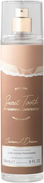 Sabrina Carpenter Spray de corp Sweet Tooth Caramel Dream, 236 ml