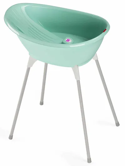 Set cadă și suport OK Baby - Bela, 79 cm, albastru deschis