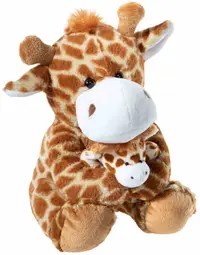 Jucarie de plus Heunec - Familia preferata, pui de girafa, 25 cm