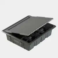 Doza de pardoseala 32 module cu capac decupat Gewiss System GW24607