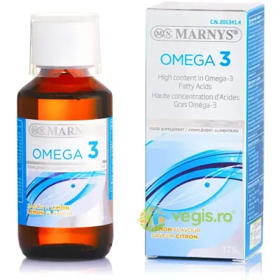 Omega 3 Lichid - Sistem Cardiovascular, Memorie, Vedere 125ml