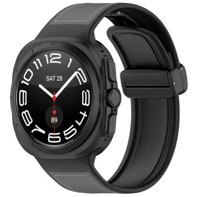 Curea Techsuit W056 pentru Samsung Galaxy Watch Ultra Series, Gri