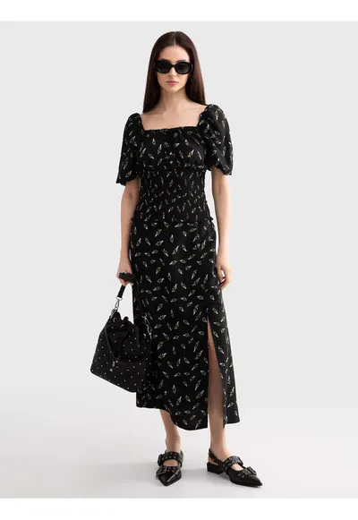 Bluza cu Model Floral Onega