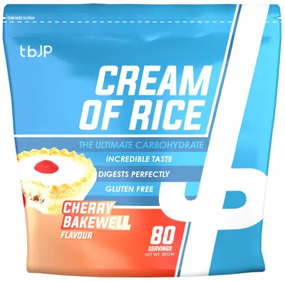 Cream Of Rice, cherry bakewell, 2000 g, Trained by JP