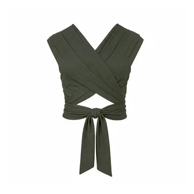 Wrap bebe, Jane, Cocoon, Ergonomic, De la nastere pana la 20 Kg, Cu multiple pozitii de purtare, Botanic