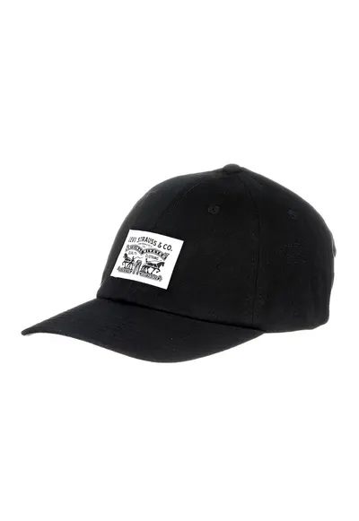 Sapca baseball din amestec de lana cu aplicatie logo - Alb/Negru
