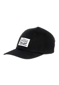 Sapca baseball din amestec de lana cu aplicatie logo - Alb/Negru