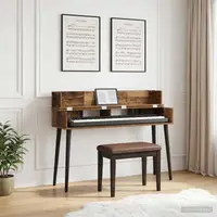 vidaXL Birou de studio Lemn vechi 110 x 40 x 19,5 cm Lemn prelucrat