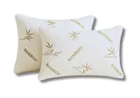 Set 2 perne Somnart Belina Bamboo din microfibra, lavabile la masina 50 x 70 cm