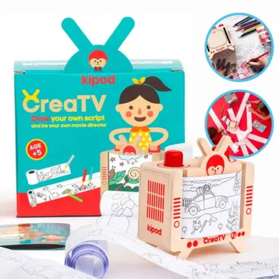 Crea TV - Set creativ pentru realizat povesti si benzi desenate, Kipod