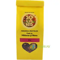 Ceai cu Hibiscus si Mere Paradisul Fructelor 90g