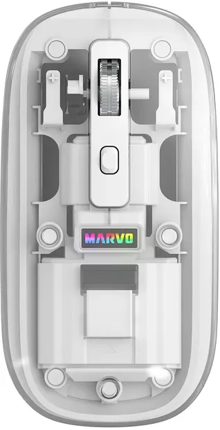 Mouse Marvo - M810W White, optic, wireless, alb