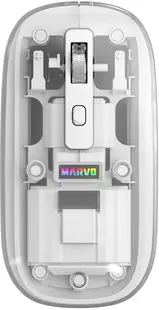 Mouse Marvo - M810W White, optic, wireless, alb