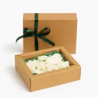 Set cadou wax melts din ceară de soia – forme festive de Crăciun, 50 g - Cosy Christmas – Portocală