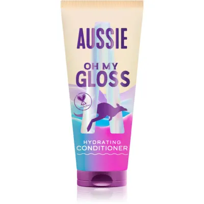 Aussie Oh My Gloss Hydrating Conditioner balsam hidratant cu efect de iluminare 200 ml