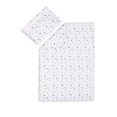 Lenjerie de pat Fillikid din jerse 2 piese Casute