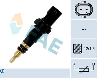 Senzor temperatura lichid racire (numar pini: 2, negru) BMW Seria 1 (E81), 1 (E82), 1 (E88), 3 (E90), 3 (E91), 3 (E92), 3 (E93), 5 (E60), 5 (E61), 7 (F01, F02, F03, F04), X3 (E83) 2.0D 3.0D intre 200