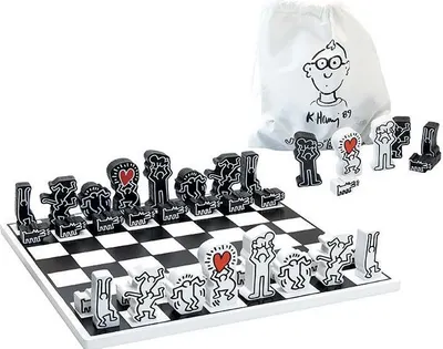 Joc de sah pentru copii Vilac - Creat de Keith Haring