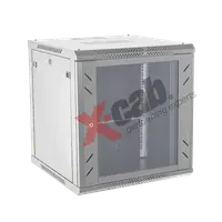 Cabinet metalic de perete 19', tip rack wallmount, 12U 600x600 mm, Xcab S Gri