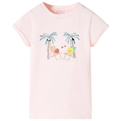 Tricou pentru copii, roz deschis, 92