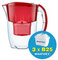 Cană de filtrare apă Aquaphor - Jasper, 190065, 3 filtre, 2,8 l, albastră