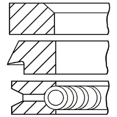 Set segmenti piston GOETZE ENGINE 08-348600-00