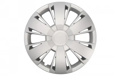 Set 4 bucati capac roata model Omega, 16inch, culoare argintiu