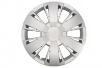 Set 4 bucati capac roata model Omega, 16inch, culoare argintiu