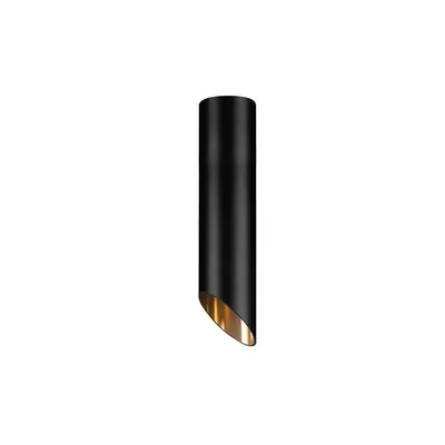 Plafoniera OSLO Nisipiu Negru Aluminiu Outside and Inside GU10 1x50 Wat 230 Volt IP20 Fara bec