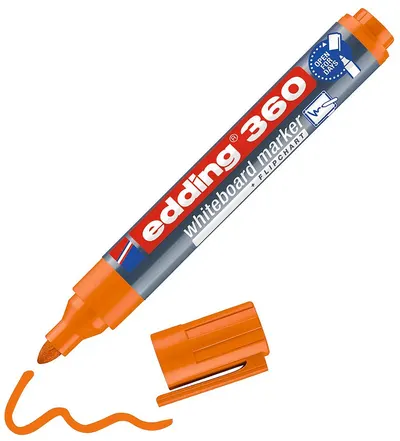 Marker pentru tablă albă Edding 360 - portocale