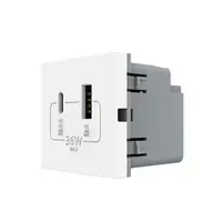 Priza USB USB tip C 5v/3A pentru doza blat/pardoseala – 2module