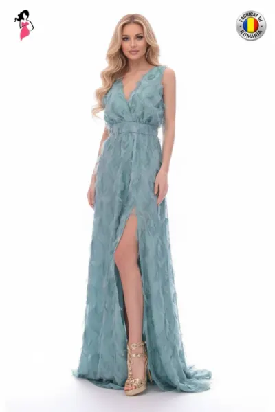 Rochie de ocazie lunga cu trena