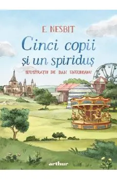 Cinci copii si un spiridus