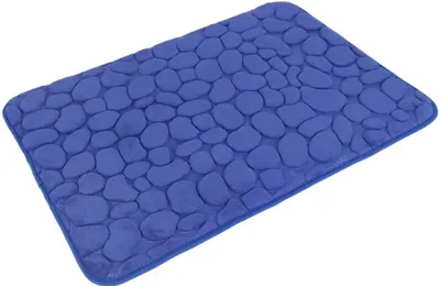 Covoraș de baie Inter Ceramic - Coral fleece, 50 x 70 cm, albastru