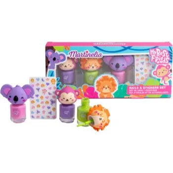 Martinelia My Best Friends Nails & Stickers Set set pentru copii