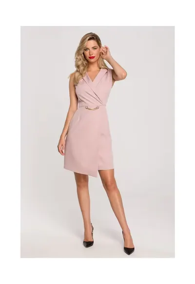 Rochie Dama - Blazer - Poliester/Bumbac - Roz