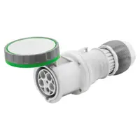Priza industriala mobila HP - IP66/IP67/IP68/IP69 - 3P+N+E 63A >50V >300-500HZ - GREEN - 2H - MANTLE TERMINAL