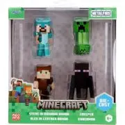 Jada Minecraft Set 4 Figurine Metalice 6. 5cm