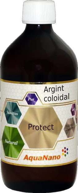 Argint Coloidal Protect 15 ppm AquaNano, 480ml, Aghoras