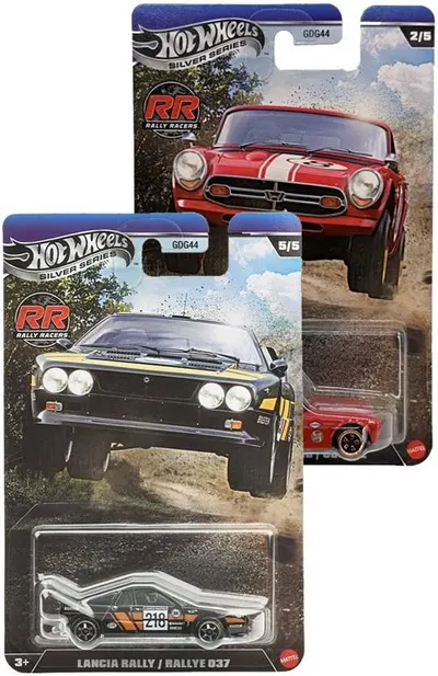 Mașinuță metalică Hot Wheels Silver Series - Rally Racers, 1:64, sortiment