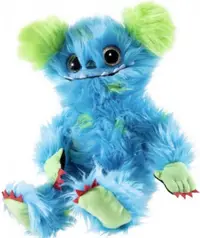 Jucărie de pluș Heunec "Cântărețul mască" - Monstrul albastru Mili Müller, 30 cm