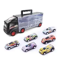 Cutie de depozitare cu 6 masinute in forma de camion Ocie