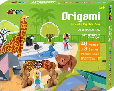 Set creativ Avenir - DIY Origami Zoo