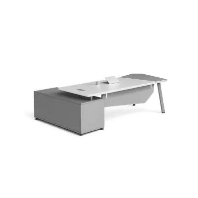 Birou Platinia cu dulap lateral - dimensiuni 2000*1400*750 mm