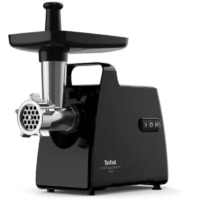 Mașină de tocat carne Tefal - HV7 Plus 6in1, 2000W, 2.8 kg/min, negru