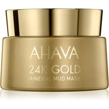 AHAVA Mineral Mud 24K Gold mască minerală de nămol cu aur de 24 de karate