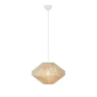 Lustră în culoare naturală cu abajur textil ø 50 cm Razzo – Markslöjd