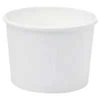Boluri din Carton, 480 ml, Biodegradabile, PLA Albe, 115 mm, 50 Bucati