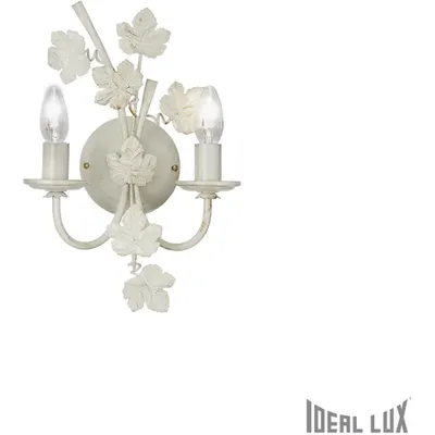 aplica Champagne, 2 becuri, dulie E14, L:260 mm, H:390 mm, Alb