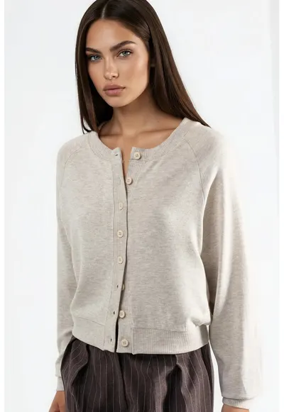 Cardigan dama - Gri - Jerseu